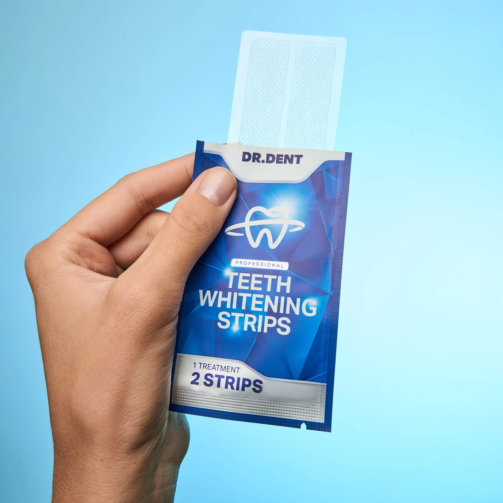 Dr Dent Teeth Whitening Strips (7x pairs per pack) - Image 5