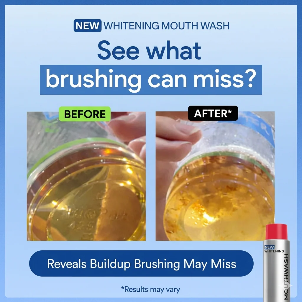 Stain Whitening Mouthwash for White Teeth & Fresh Breath - Image 2